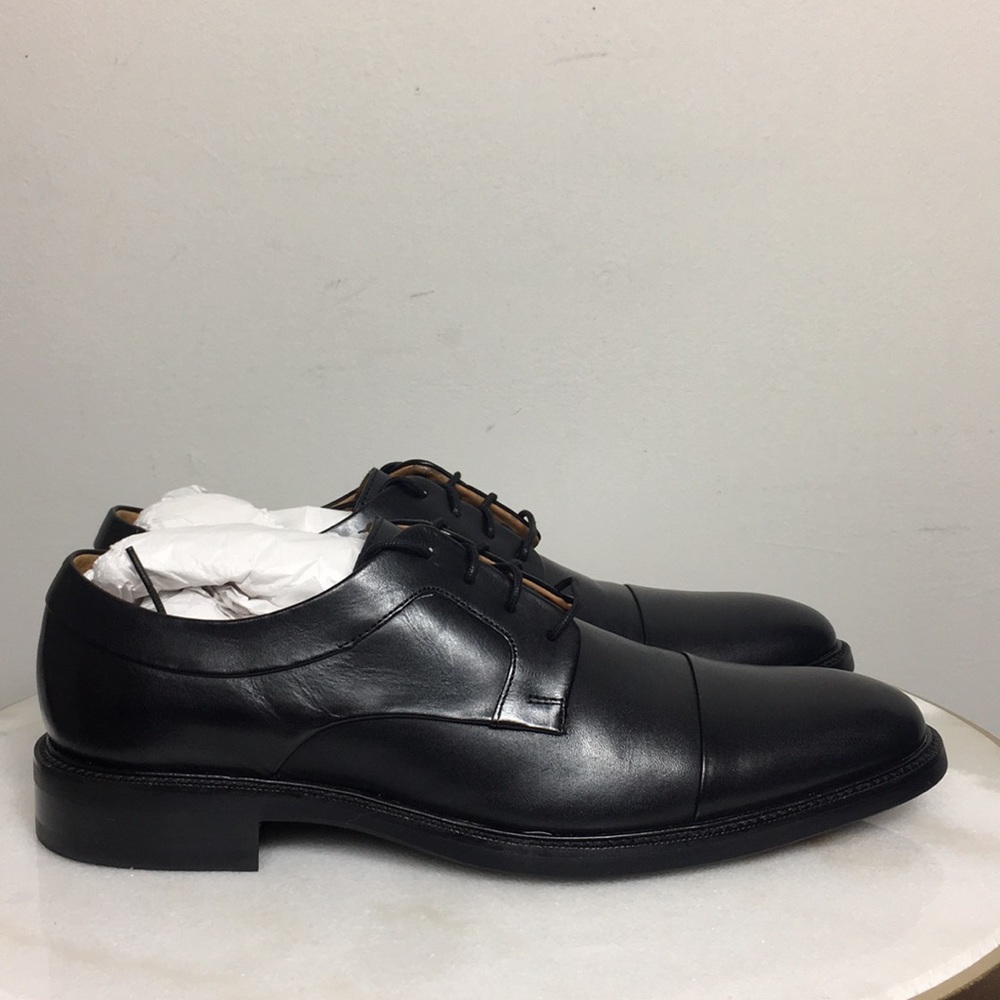Cole Haan Black Men’s Dress Tie Oxford Sz 9.5